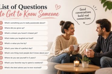 Questions to Get to Know Someone